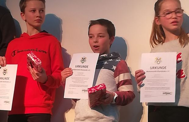 Mathe-Olympiade: Platz 1 für Eric Ohligschläger