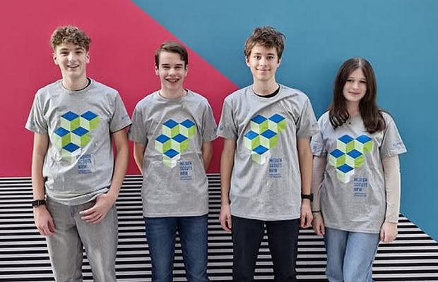 Vier Medienscouts fürs EMG