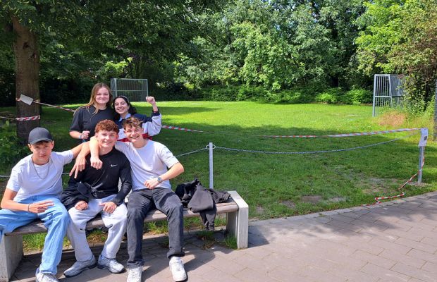 Meilenstein für den Pausensport: Die Tore stehen!