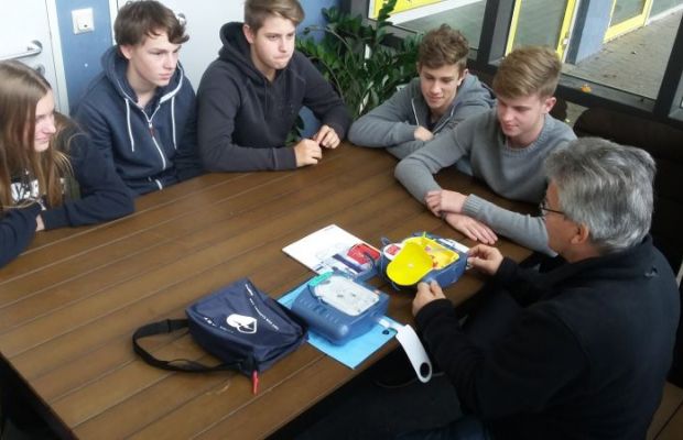 Elektronischer Lebensretter in Betrieb