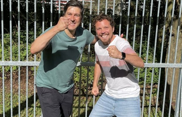 Kick-Off auf dem neuen Bolzplatz