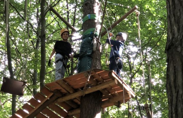 Klasse 6d zeigt sich schwindelfrei