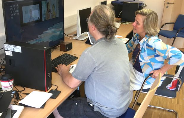 Willkommensgruß vom EMG-Chor