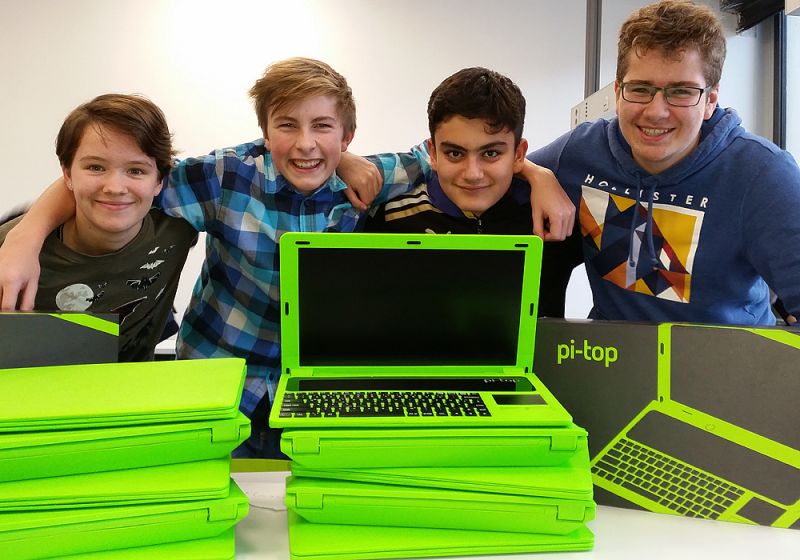 Himbeerkuchen für die Mittelstufe