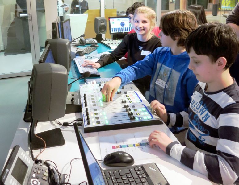 Medienscouts machen Radio