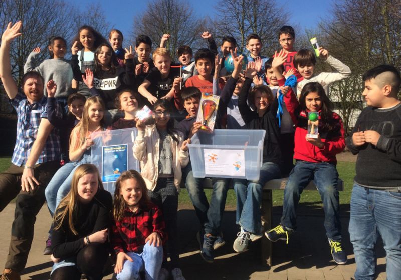 EMG-Kängurus mit großen Sprüngen