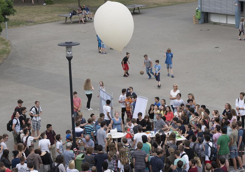 Start zum Rand des Weltalls