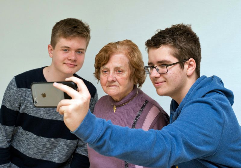 Selfie mit Demenzkranken