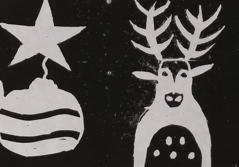 Linolschnitt für die Homepage