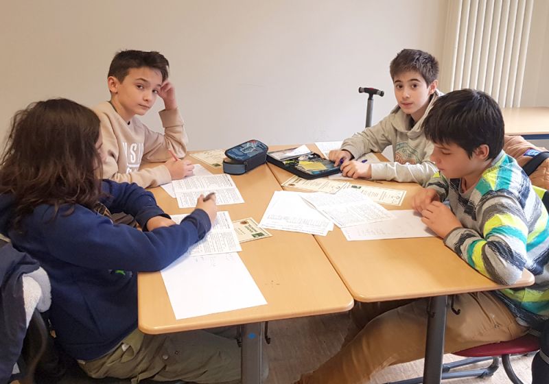 Tolles Teamwork im Mathe-Mannschaftssport