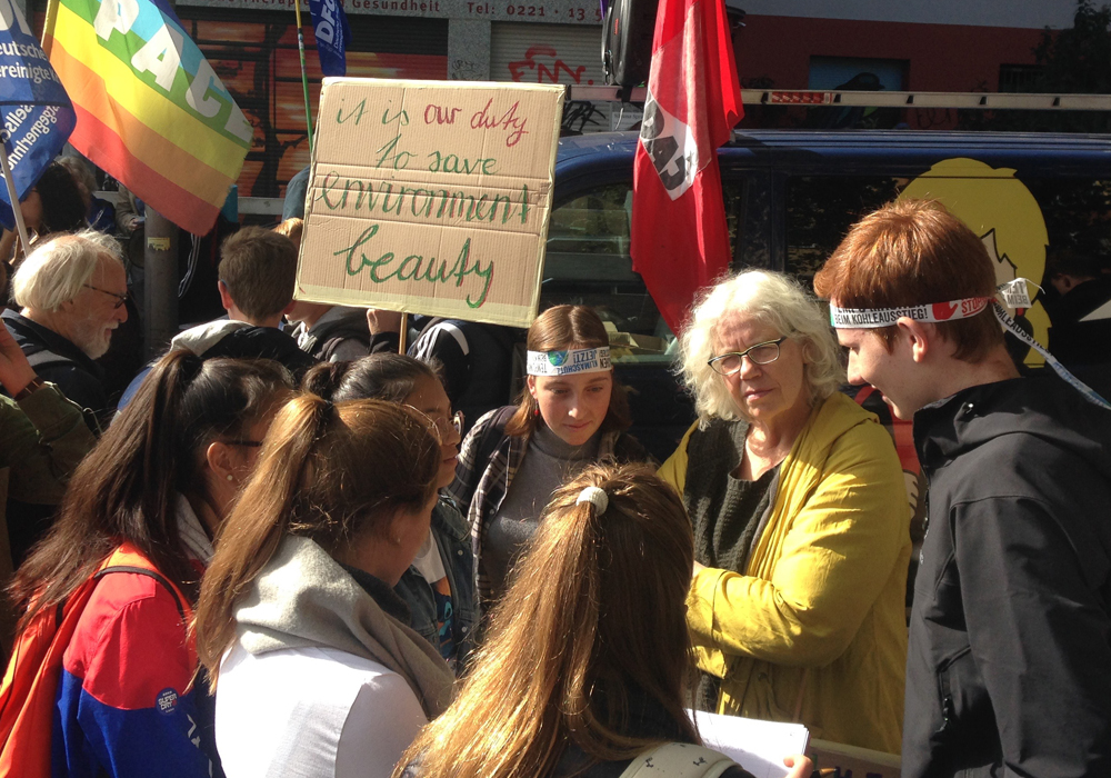 Vier Fragen an Fridays for Future