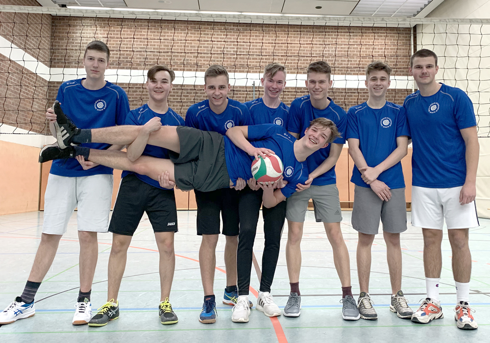 EMG-Volleyballer auf Bezirksebene Zweiter