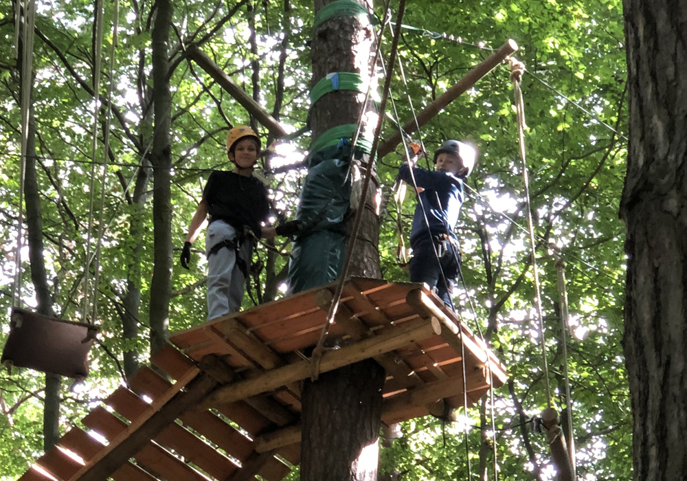 Klasse 6d zeigt sich schwindelfrei