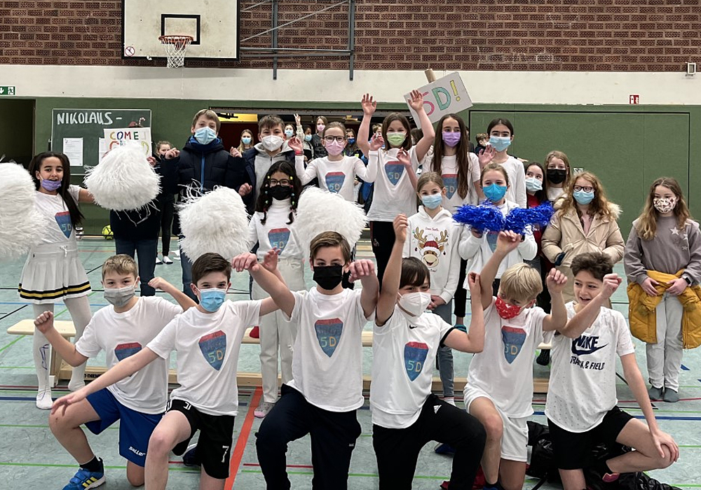 Klasse 5d hat die Nase vorn