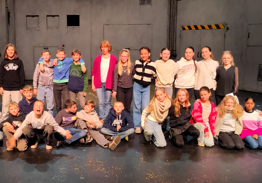 Klasse 6b in der „Zauberflöte für Jung und Alt“