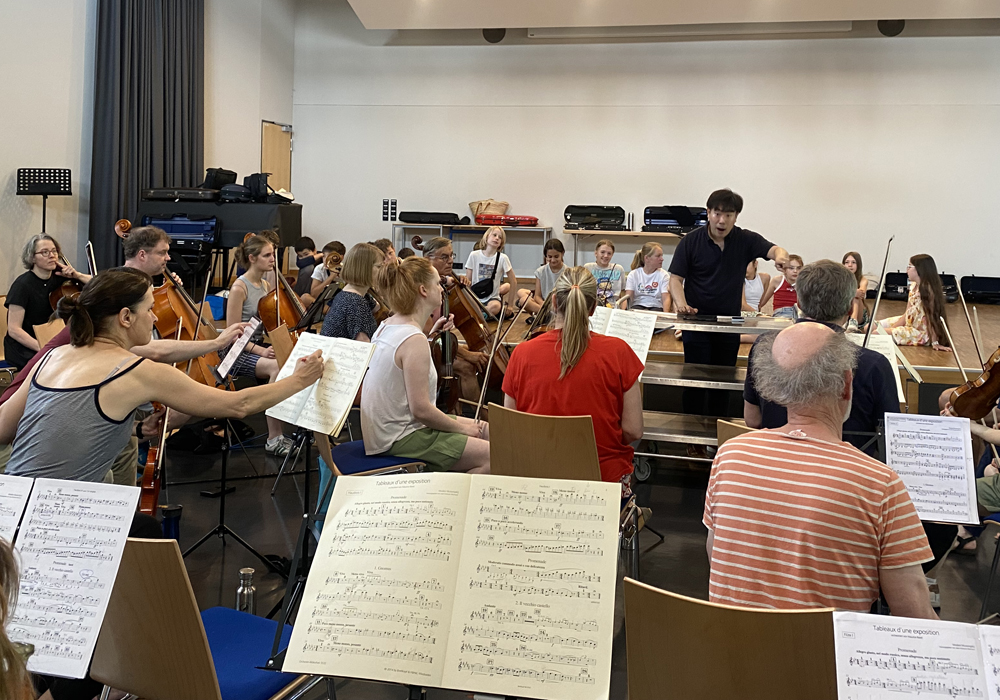 Klasse 5e besucht Orchesterprobe