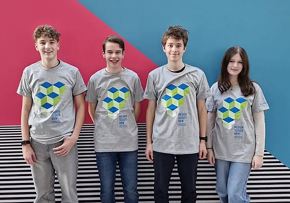 Vier Medienscouts fürs EMG