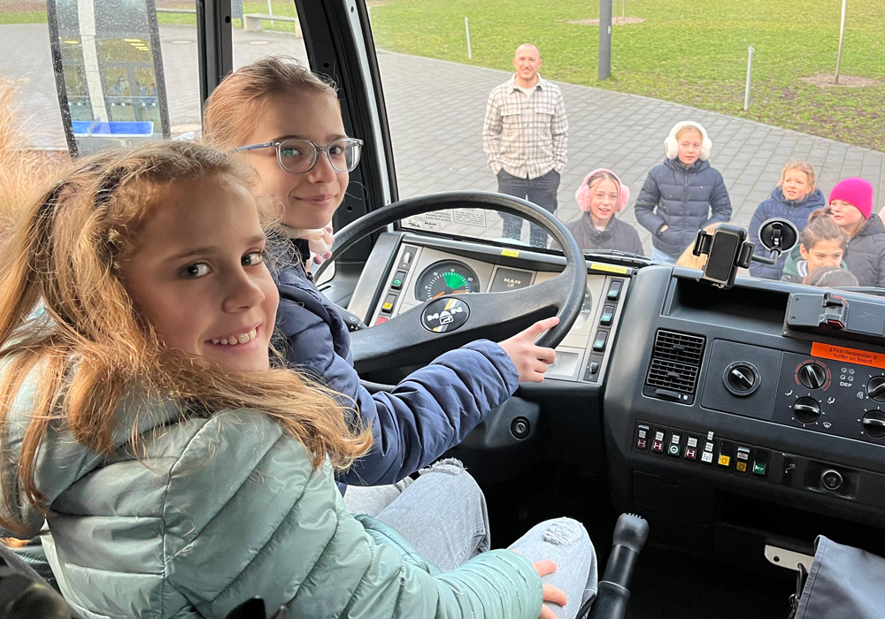 Besuch von der Feuerwehr